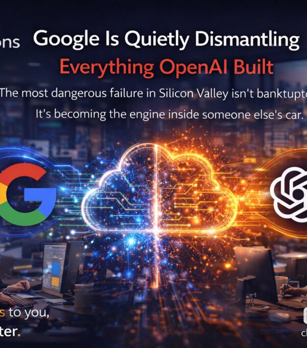 Google vs OpenAI: The Quiet AI Platform War That Could Reshape the Internet